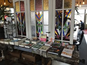 Vegan boeken etc at Stoom in Middelburg