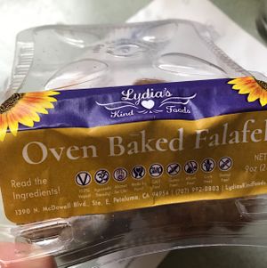 falafel  at Lydia's Health Foods in Petaluma