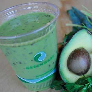 Green Alkalizing Soup. Drink warm or chilled! at Lydia's Health Foods in Petaluma