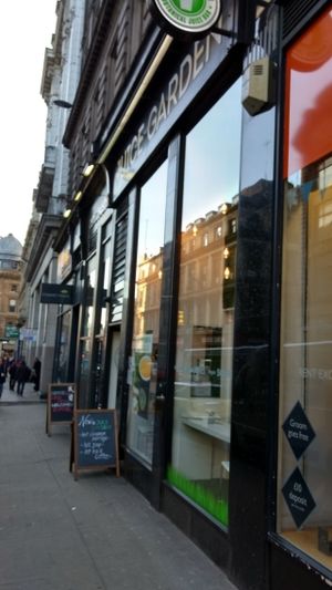 outside at Juice Garden - Renfield St in Glasgow