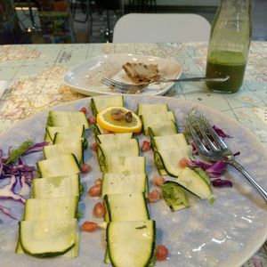 raviolis crudiveganos at Urban Orchard in Madrid