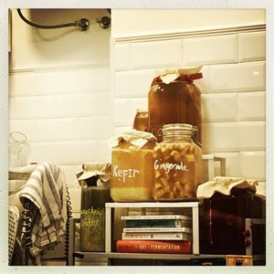 Fermented drinks/goodies at Urban Orchard in Madrid