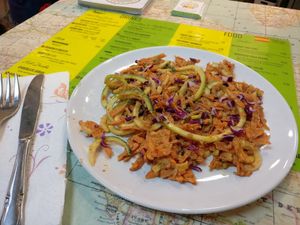 Raw Pad Thai at Urban Orchard in Madrid