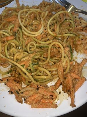 Spicy pad Thai - must try this! at Urban Orchard in Madrid