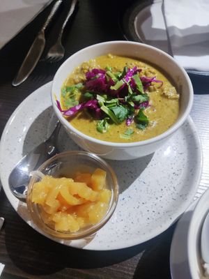 Lamb curry at Kambuja Marple in Marple