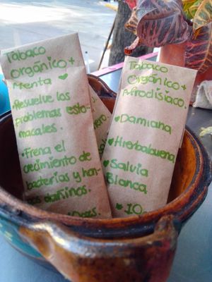 Tacabo organico at Maria Bonita Veganos - Food Cart in Mexico City