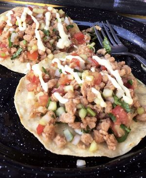 Ceviche de soya  at Maria Bonita Veganos - Food Cart in Mexico City