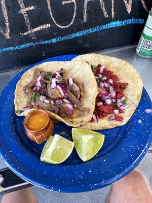   at Maria Bonita Veganos - Food Cart in Mexico City