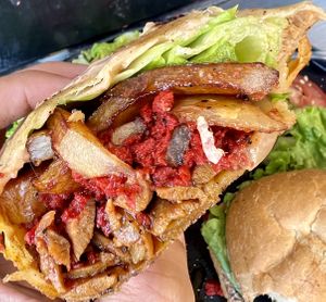 Burrito  #Veganuary at Maria Bonita Veganos - Food Cart in Mexico City