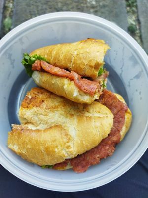 Rescate de Chief at Maria Bonita Veganos - Food Cart in Mexico City