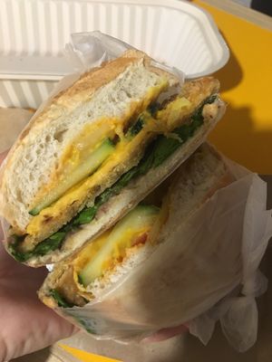 Tortas at Maria Bonita Veganos - Food Cart in Mexico City