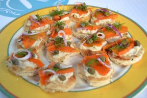 Vegan smoked carrot at Vegan Brussels in Brussels