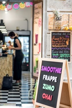 moozen welcome at Moozen Smoothies in Barcelona