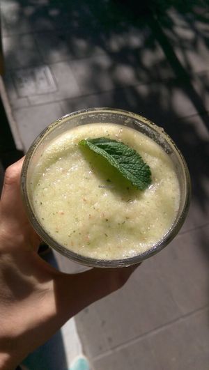 detox juice  at Moozen Smoothies in Barcelona