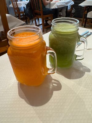 Fruit juices (not included in the daily menu) at Artemisa Sol - Huertas in Madrid