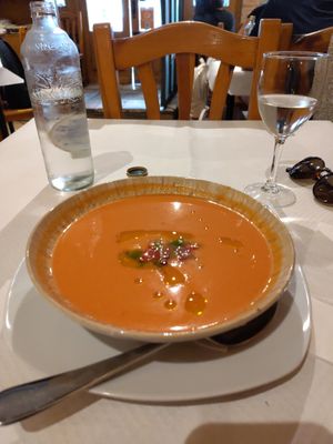 Gazpacho at Artemisa Sol - Huertas in Madrid