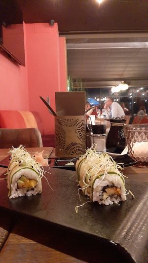 The vegan sushi was divine at Carnaval in Javea