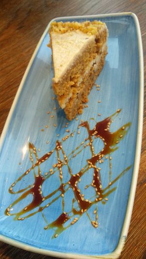 Tarta de zanahoria at Carnaval in Javea