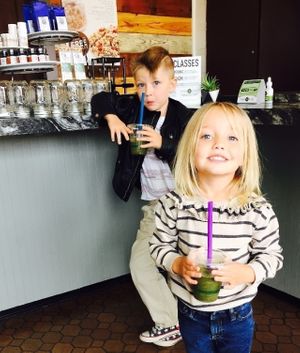 kids love smoothies at The Green Heart Wellness Center in Mc Minnville