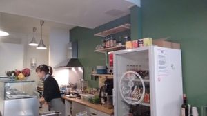 the lovely owner at Munchies in Bordeaux