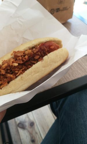 Hotdog at Munchies in Bordeaux