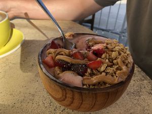 Smoothie bowl at Bunkhouse Coffee Bar in Jensen Beach