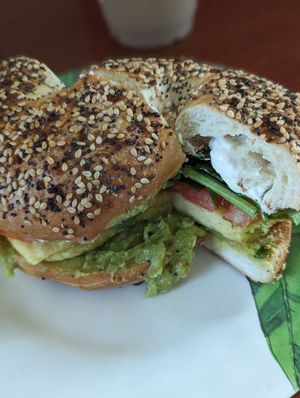 Bagel Sammi at Bunkhouse Coffee Bar in Jensen Beach