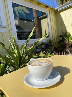 12 oz oat latte   at Bunkhouse Coffee Bar in Jensen Beach