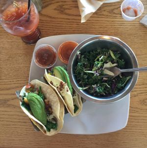 veggie tacos, vegan slaw at Jewel's Bakery and Cafe in Phoenix