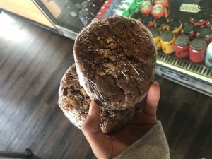 Vegan peanut butter cookies! Also come in blueberry.  at Jewel's Bakery and Cafe in Phoenix