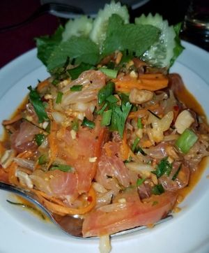 Pomelo Salad at May Kaidee in New York City