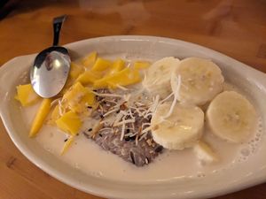 Black Sticky Rice (Khao Niew Ma-muang) at May Kaidee in New York City