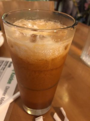 Vegan Thai tea   at May Kaidee in New York City