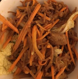 Pad Thai from the tasting menu! at May Kaidee in New York City