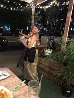 Thai traditional dance   at May Kaidee in New York City