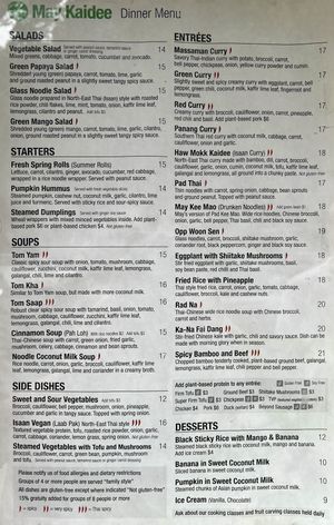   at May Kaidee in New York City