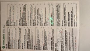 Menu at May Kaidee in New York City