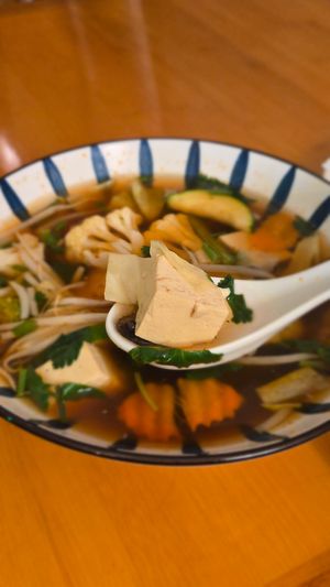 Cinnamon soup at May Kaidee in New York City