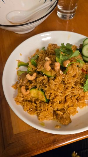 Pineapple fried rice at May Kaidee in New York City