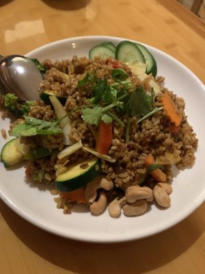 Thai pineapple fried rice   at May Kaidee in New York City