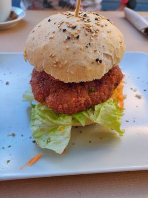 burger at Malaika in Tenerife