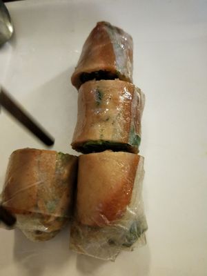 Vietnam spring roll US$0.50/pcs at Master Ruma Happy Golden Age in Phnom Penh