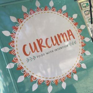 Their Trailer has a great custom paint job & it's kept spotless inside and out. at Curcuma in Austin