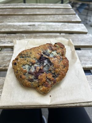 Raspberry Scone  at Fancy Plants Cafe in Chicago