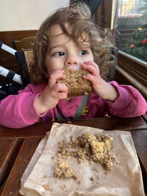 Coffee cake  at Fancy Plants Cafe in Chicago