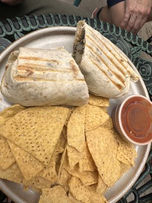 Breakfast burrito   at Fancy Plants Cafe in Chicago