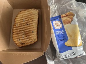 Cheese sandwich w/ chips (take away)  at Fancy Plants Cafe in Chicago