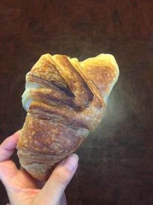 Classic croissant  at Fancy Plants Cafe in Chicago