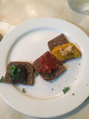 Part 1 of the 5 course dinner at Fancy Plants Cafe in Chicago