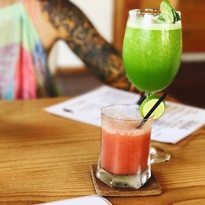 Coktails   at La Raiz de la Tierra in Ixtapa